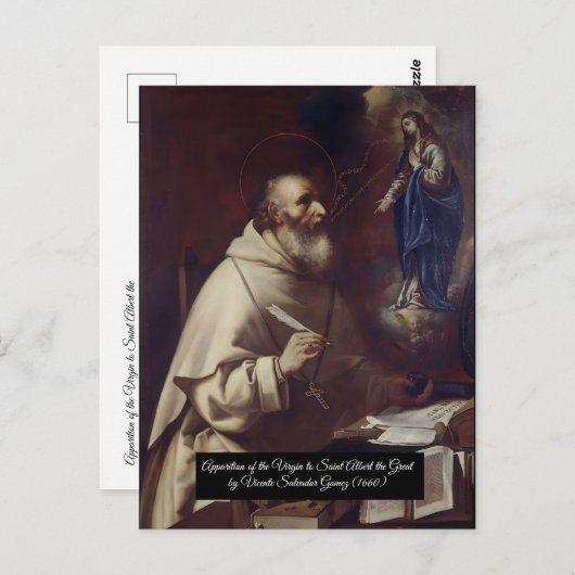 Saint Albert de Grote Briefkaart (Voorkant / Achterkant)