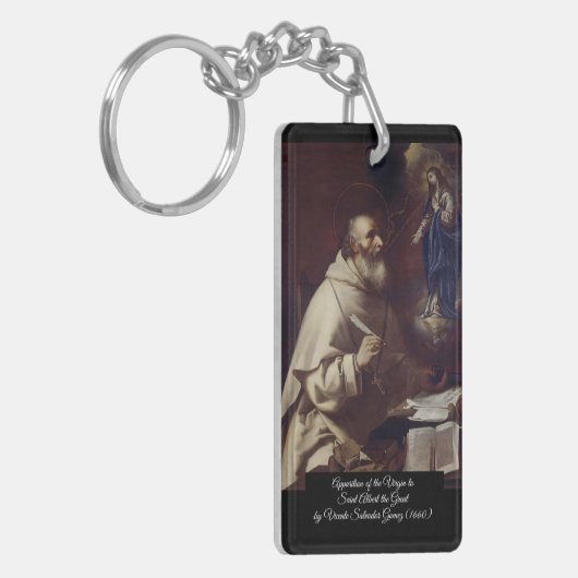 Saint Albert de Grote Sleutelhanger (Voorkant Links)