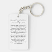 Saint Albert de Grote Sleutelhanger (achterkant)