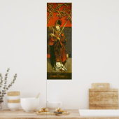 Saint Alcuin - Tyrolean German Fine Art Poster (Keuken)