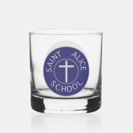 Saint Alice School traditionele patch Whisky Glas