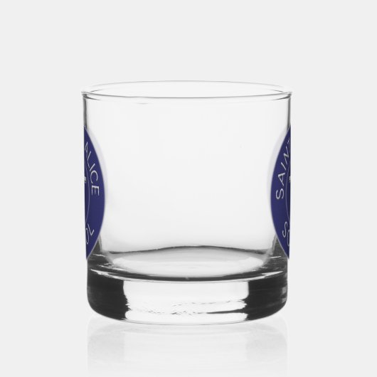 Saint Alice School traditionele patch Whisky Glas (Links)