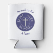 Saint Alice Traditionele Patch Trots op Alum zijn Blikjeskoeler (Voorkant)