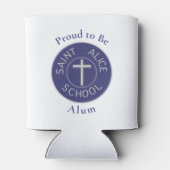 Saint Alice Traditionele Patch Trots op Alum zijn Blikjeskoeler (Achterkant)