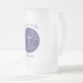 Saint Alice Traditionele Patch Trots op Alum zijn Matglas Bierpul (Voorkant rechts)