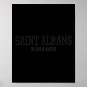 Saint Alns middelbare school hockey Poster