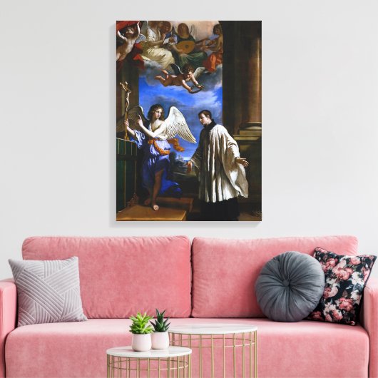 Saint Aloysius de Gonzaga Canvas Afdruk (Insitu (Woonkamer))
