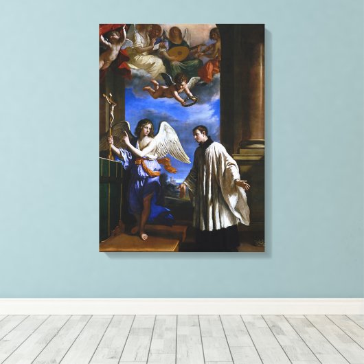 Saint Aloysius de Gonzaga Canvas Afdruk (Insitu (Houten vloer))