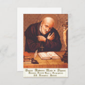 Saint Alphonsus Liguori Bedankkaart (Voorkant / Achterkant)