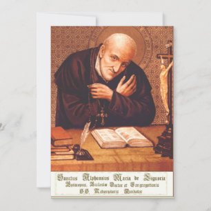 Saint Alphonsus Liguori Bedankkaart