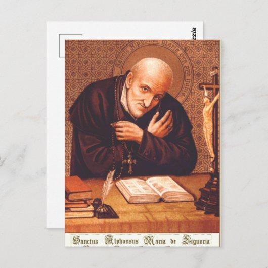 Saint Alphonsus Liguori Briefkaart (Voorkant / Achterkant)
