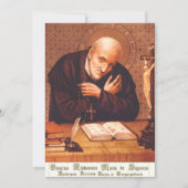 Saint Alphonsus Liguori Feestdagenkaart (Voorkant)