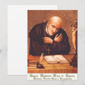 Saint Alphonsus Liguori Feestdagenkaart (Voorkant / Achterkant)