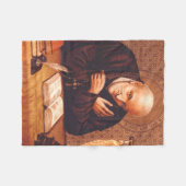 Saint Alphonsus Liguori Fleece Deken (Voorkant (Horizontaal))