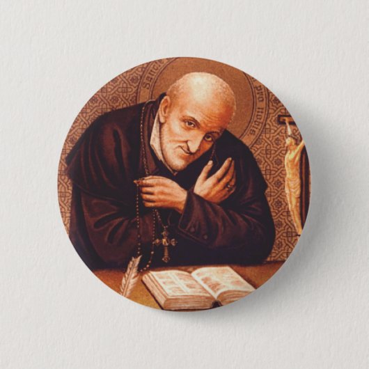 Saint Alphonsus Liguori Ronde Button 5,7 Cm (Voorkant)