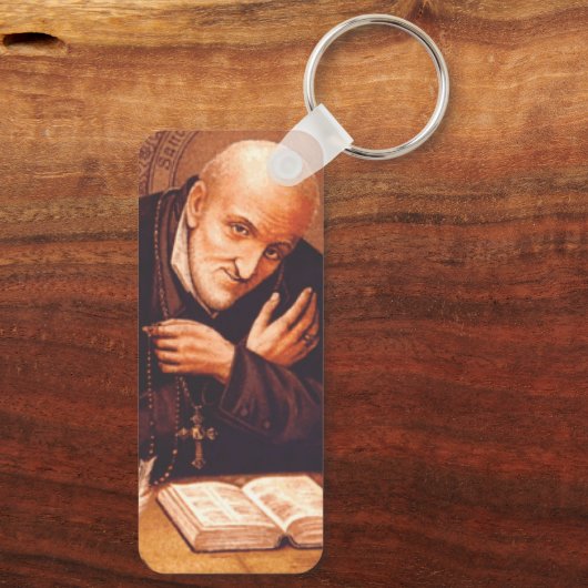 Saint Alphonsus Liguori Sleutelhanger (Achterkant)