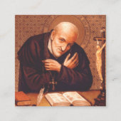 Saint Alphonsus Liguori Vierkante Visitekaartje (Voorkant)