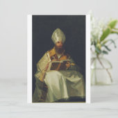 Saint Ambrose door Francisco de Goya Feestdagenkaart (Staand voorkant)