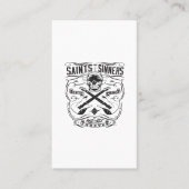 saint and sinners rock n roll forever death proof visitekaartje (Voorkant)
