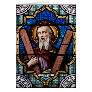 Saint Andrew (Apostle Andrew) Glas in lood Art