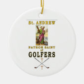 SAINT ANDREW GOLF KERAMISCH ORNAMENT (Voorkant)