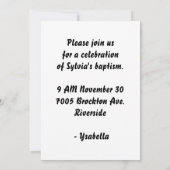 Saint Andrew Invite Kaart (Achterkant)