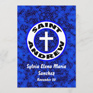 Saint Andrew Invite Kaart