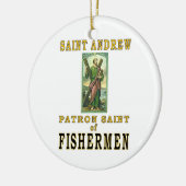 SAINT ANDREW KERAMISCH ORNAMENT (Links)
