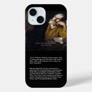 Saint Andrew KerstNovena iPhone 15 Case