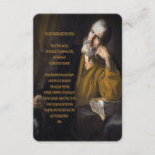 Saint Andrew KerstNovena Informatiekaartje (Voorkant)