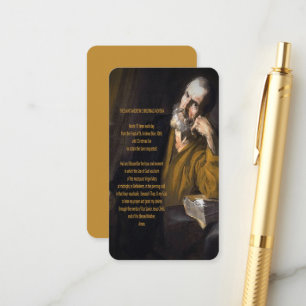 Saint Andrew KerstNovena Informatiekaartje