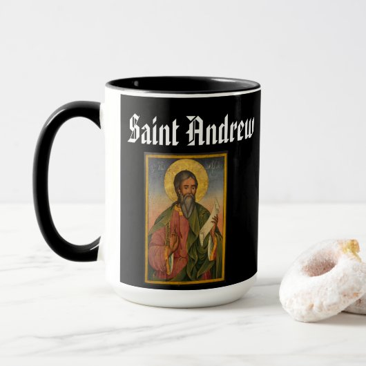 SAINT ANDREW Patron of Scotland Mok (Met donut)