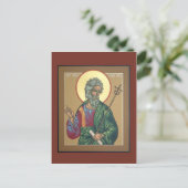 Saint Andrew Prayer Card Briefkaart (Staand voorkant)