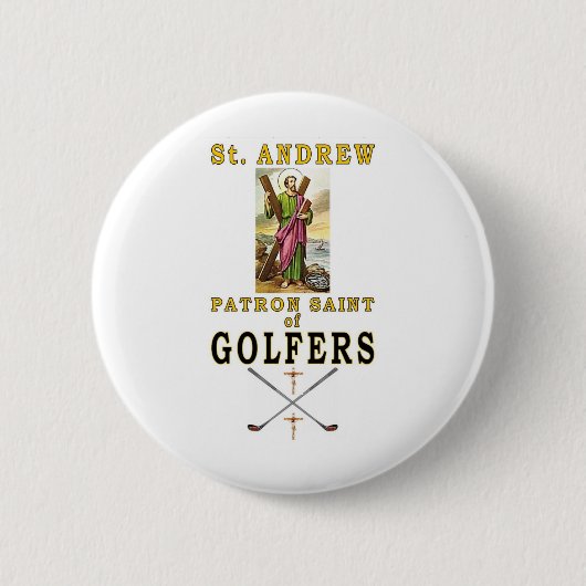 SAINT ANDREW RONDE BUTTON 5,7 CM (Voorkant)