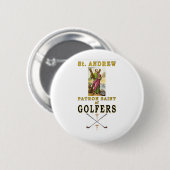 SAINT ANDREW RONDE BUTTON 5,7 CM (Voorkant /achterkant)