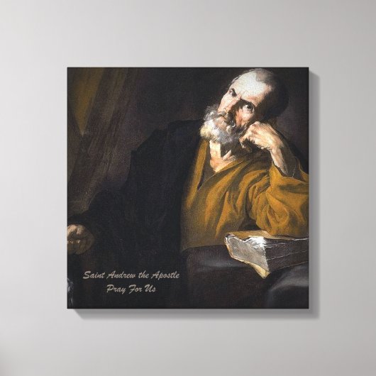 Saint Andrew The Apostle Canvas Afdruk (Voorkant)