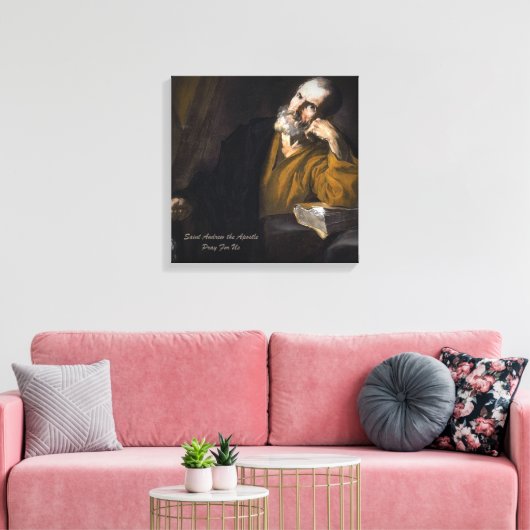 Saint Andrew The Apostle Canvas Afdruk (Insitu (Woonkamer))