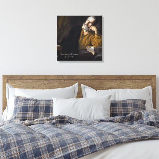Saint Andrew The Apostle Canvas Afdruk (Insitu (Slaapkamer))