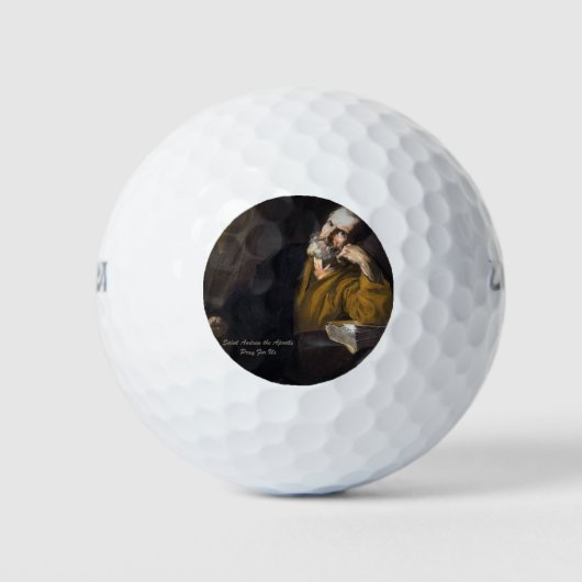 Saint Andrew The Apostle Golfballen (Voorkant)