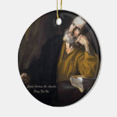 Saint Andrew The Apostle Keramisch Ornament (Links)