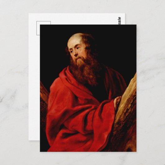 Saint Andrew van Peter Paul Rubens Briefkaart (Voorkant / Achterkant)