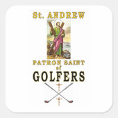 SAINT ANDREW VIERKANTE STICKER (Voorkant)