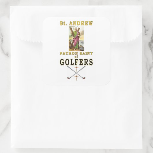SAINT ANDREW VIERKANTE STICKER (Tas)