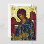 Saint Angel Gabriel Orthodox Icon Briefkaart (Voorkant / Achterkant)