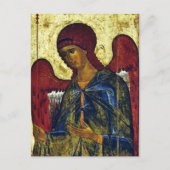 Saint Angel Gabriel Orthodox Icon Briefkaart (Voorkant)