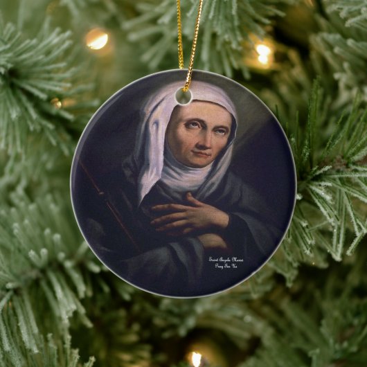 Saint Angela Merici Keramisch Ornament (Boom)