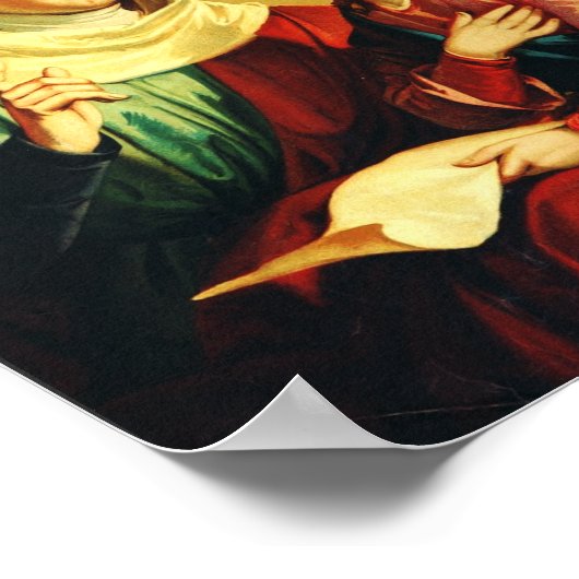 Saint Ann en Virgin Mary Poster (Hoek)