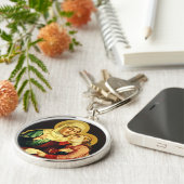 Saint Ann en Virgin Mary Sleutelhanger (Zijkant)