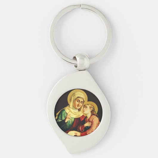Saint Ann en Virgin Mary Sleutelhanger (Voorkant)