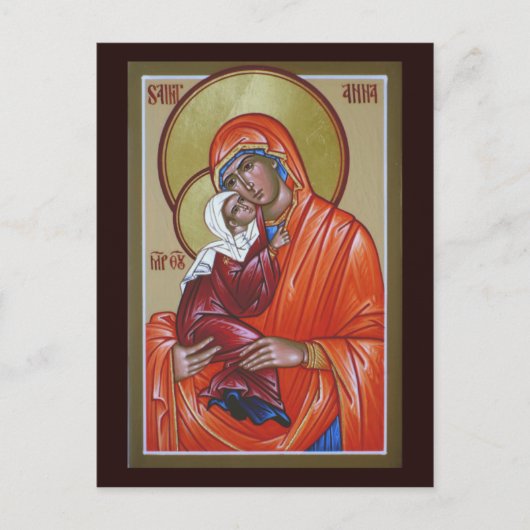 Saint Anna Prayer Card Briefkaart (Voorkant)